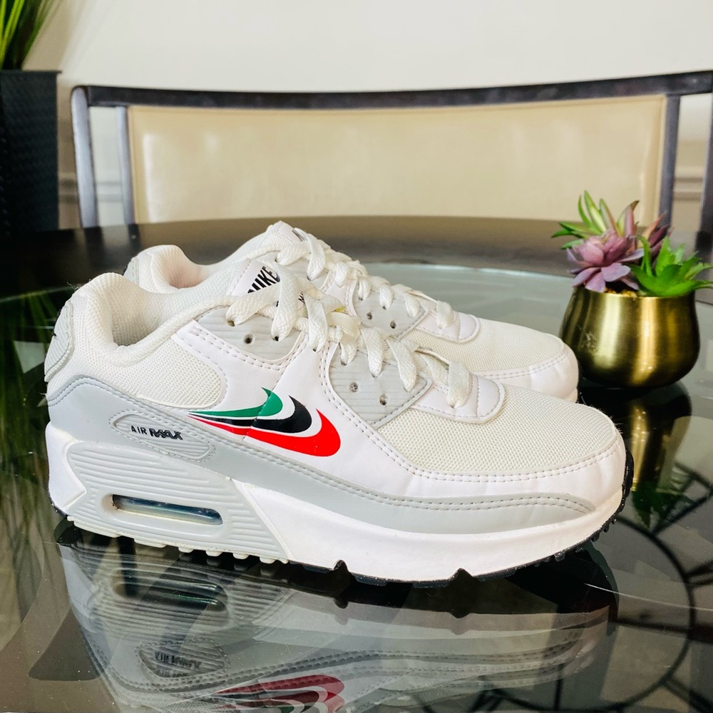 Nike Air Max 90 GS "Multi-Swoosh" Boy’s Sneakers Size 4Y